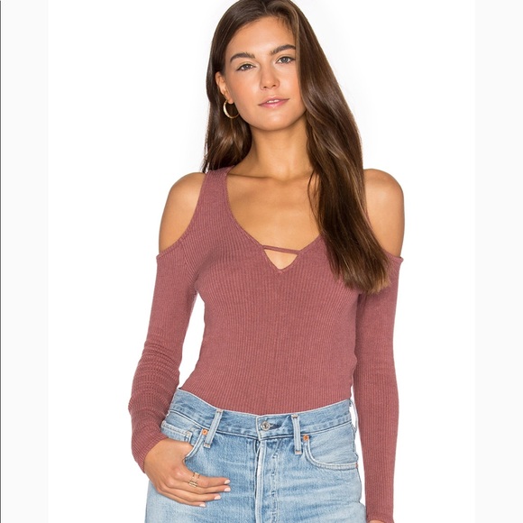 Project Social T Tops - Project social T silty keyhole cold shoulder tee Project Social T Tops - Project social T silty keyhole cold shoulder tee